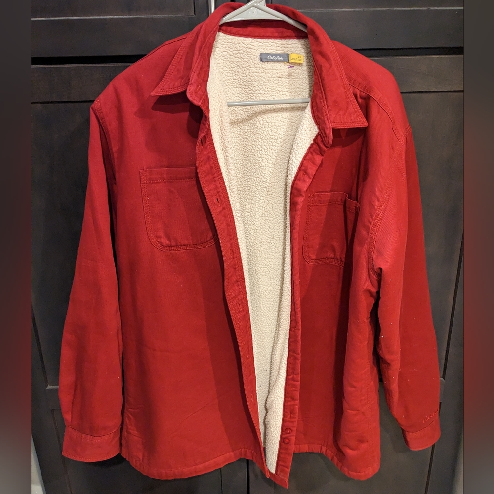 Sherpa lined jacket